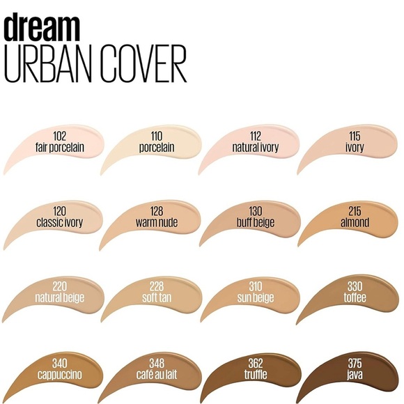 Maybelline Dream Urban Cover Protective Make-Up Discontinued - Choose Your Shade - Picture 9 of 15